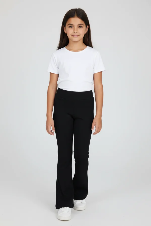 9-13 Yaş İspanyol Paça Tayt Siyah - 55035.904.