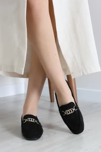 Tokalı Loafer Babet Siyah - 44093.264.