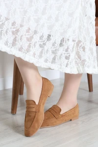 Süet Loafer Babet Taba - 44095.264.