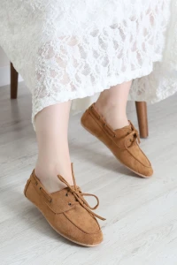 Süet Loafer Babet Taba - 44096.264.