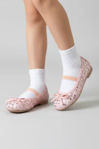 Pul Detaylı Çocuk Babet Pembe - 32734.264.