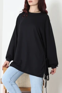 Kristal Bağcıklı Tunik Siyah - 53552.253.
