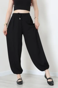 Modal Kumaş Şalvar Pantolon Siyah - 71761.2180.