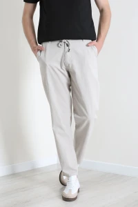 Regular Fit Keten Erkek Pantolon Gri - 71879.1947.