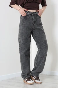 Tokalı Baggy Kot Pantolon Açıkfüme - 31558.2088.