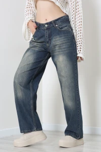Wide Leg Kot Pantolon Yeşiltint - 31641.2059.