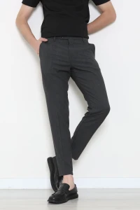Dokuma Klasik Erkek Pantolon Füme - 42589.2091.