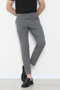 Dokuma Klasik Erkek Pantolon Gri - 42589.2091.