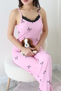 Milan İp Askılı Pijama Takımı Pembefiyonk - 320.1287.