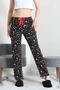Viskon Pijama Altı Siyah - 53587.2145.