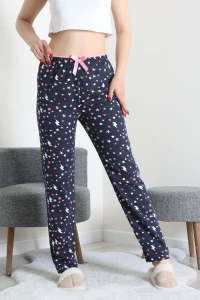 Viskon Pijama Altı Lacivertpembe - 53587.2145.
