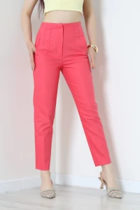 Poliviskon Kumaş Havuç Pantolon Pembe - 71931.1322.