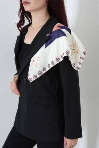 Desenli Fular Kremlaci - 52273.1817.