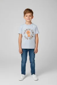 6-9 Yaş Erkek Çocuk Tişört Gri - 2264632.1576.