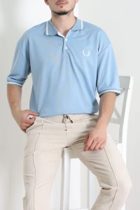 Premium Pike Polo Yaka Oversize Erkek Tişört Bebemavisi - 71793.1567.