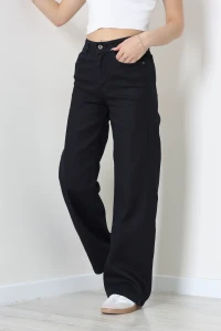 Rins Yıkama Wide Leg Kot Pantolon Lacivert - 33140.1566.