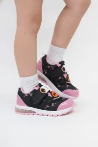 Işıklı Cırtlı Bebe Ayakkabı Siyahpembe - 33179.264.