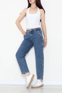 Mom Kot Pantolon Mavi - 75130.2049.