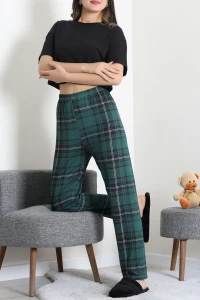 Milan Likralı Pijama Altı Zümrüt - 53712.1929.