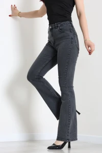 İspanyol Kot Pantolon Füme - 44157.1184.
