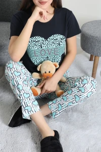 Süprem Pijama Takımı Lacivert - 53709.2123.