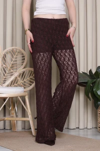 Dantelli Pantolon Kahve - 75096.2202.