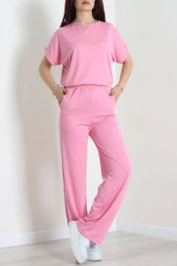 Bisiklet Yaka Pike Takım Pembe - 4265.1247.