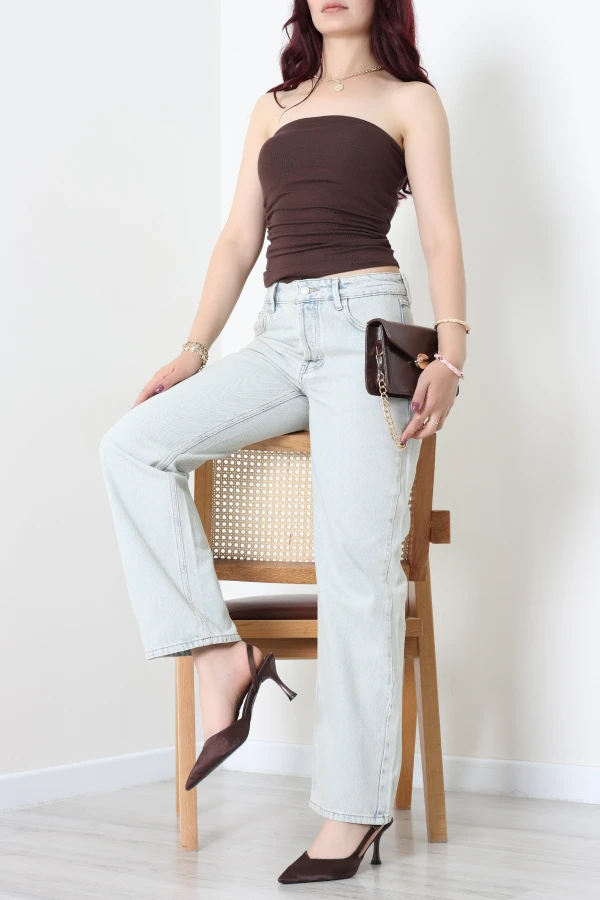 Straight Kot Pantolon Buzgri - 32353.2214.