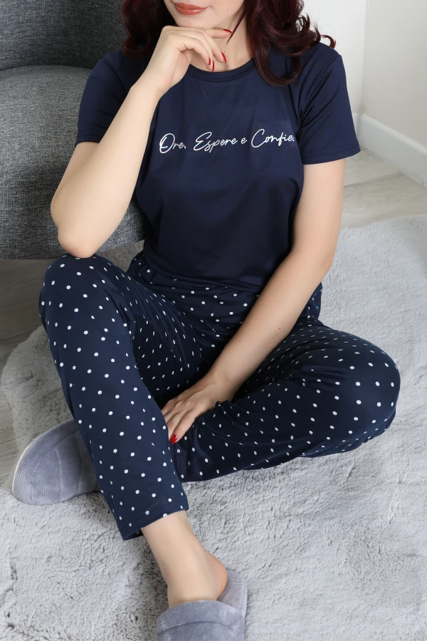 Milan Pijama Takımı Lacivert - 53737.1048.
