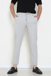 Diagonel Jogger Erkek Pantolon Gri - 70910.1937.