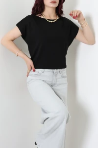 Soft Akrilik Triko Bluz Siyah - 75169.2209.