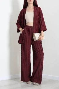 Kimono Takım Bordo - 42112.1247.