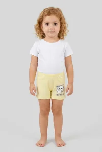 2-11 Yaş Kız Çocuk Boxer Sarı - 53620.2189.