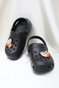 Aksesuarlı Çocuk Sandalet Siyahoranj - 32335.264.