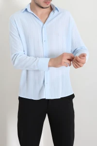 Ayrobin Salaş Erkek Gömlek Buzmavi - 75259.2131.