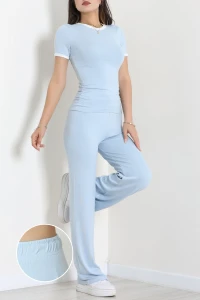 Yan Büzgülü Buzy Takım Bebemavi - 55337.1748.