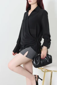 Poplin Gömlek Siyah - 75216.424.