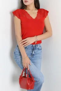 Polyemid Triko Bluz Kırmızı - 75170.2209.