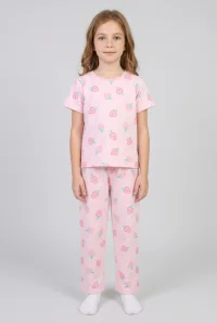 9-16 Yaş Kız Çocuk Pijama Takımı Pembe - 53799.1780.