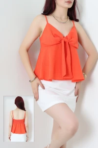 Askılı Bluz Oranj - 4275.1247.