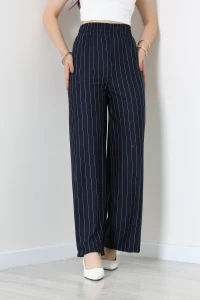 Beli Lastikli Zra Crep Pantolon Lacivert - 53733.2023.