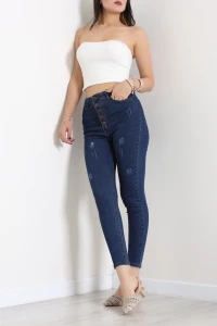 Dar Paça Kot Pantolon Koyumavi - 75325.2230.