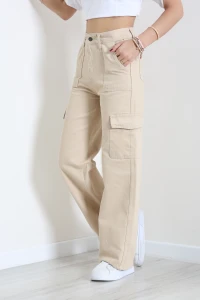 Kargo Cep Kot Pantolon Bej - 75332.2230.