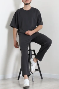 İki İplik Relaxed Baggy Erkek Takım Antrasit - 80273.1567.