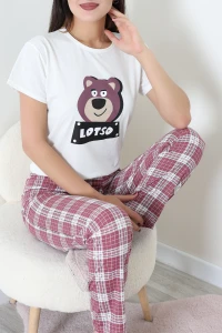 Süprem Baskılı Pijama Takımı Ekrumürdüm - 197.1287.