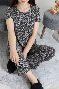 Milan Alt Üst Aynı Pijama Takımı Leopar - 53890.1857.