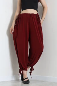 Sandy Şalvar Pantolon Bordo - 55373.2023.