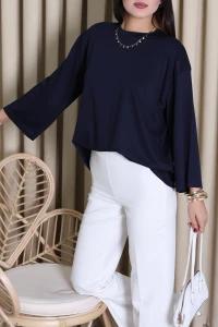 Modal Sweat Lacivert - 52388.2181.