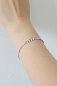 Zirkon Taşlı Bileklik Gümüş - 33416.2233.