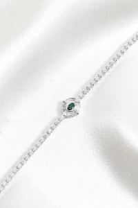 Zirkon Taşlı Bileklik Gümüş - 33417.2233.